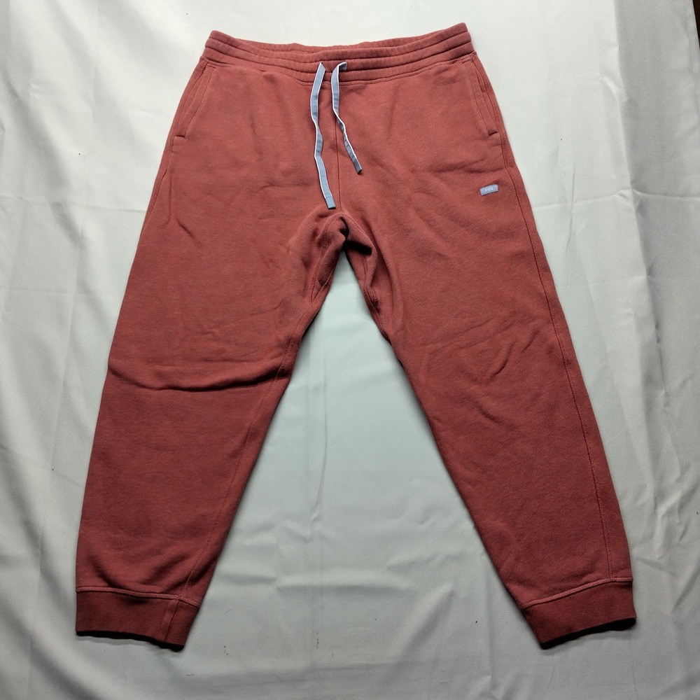 Figs Womens XL Clay Red Fleece Jogger Sweatpants W22LW2006